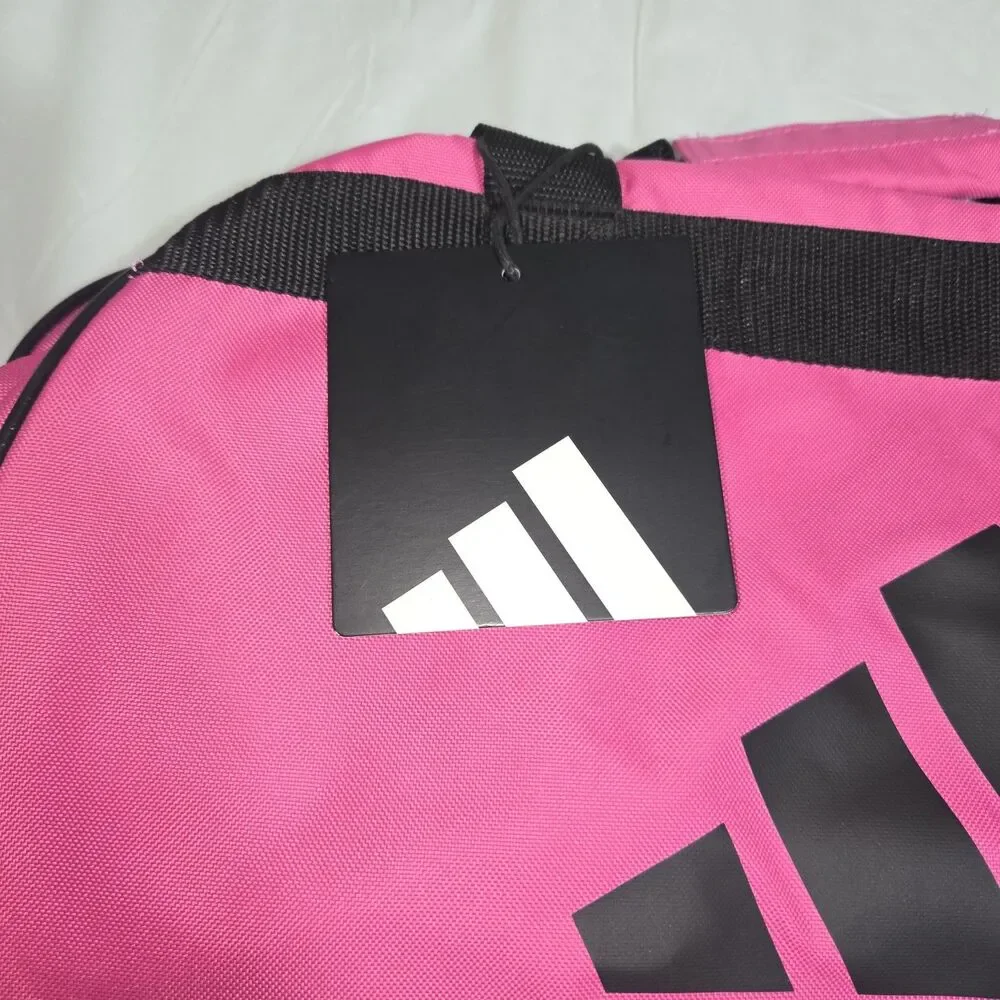Adidas Diablo Small Duffel Bag Pink Black Gym Travel Bag NWT